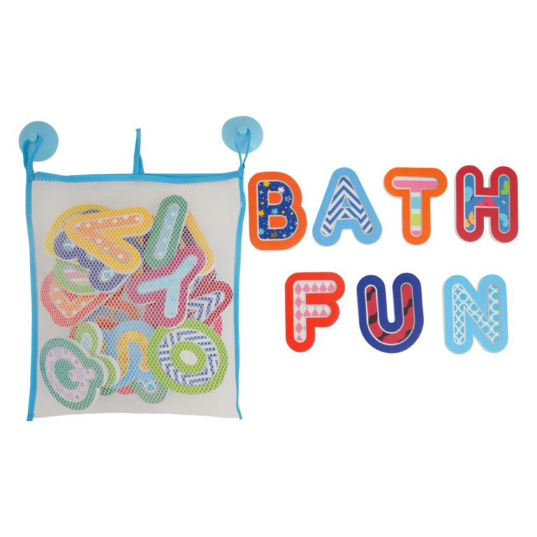 Alphabet Bath Stickers - Tub-Time Letter Fun by Buddy & Barney
