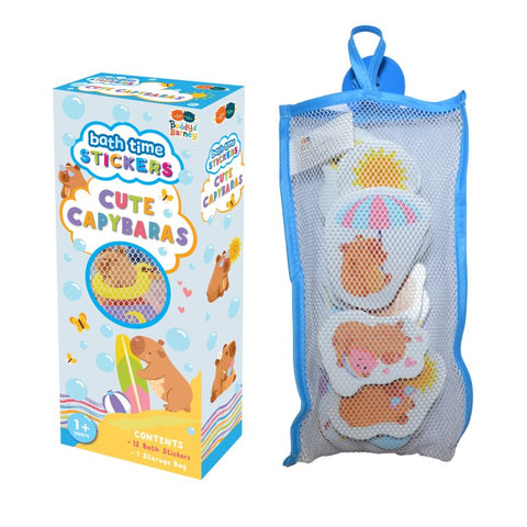 Capybara Bath Stickers - Floating Foam Fun by Buddy & Barney