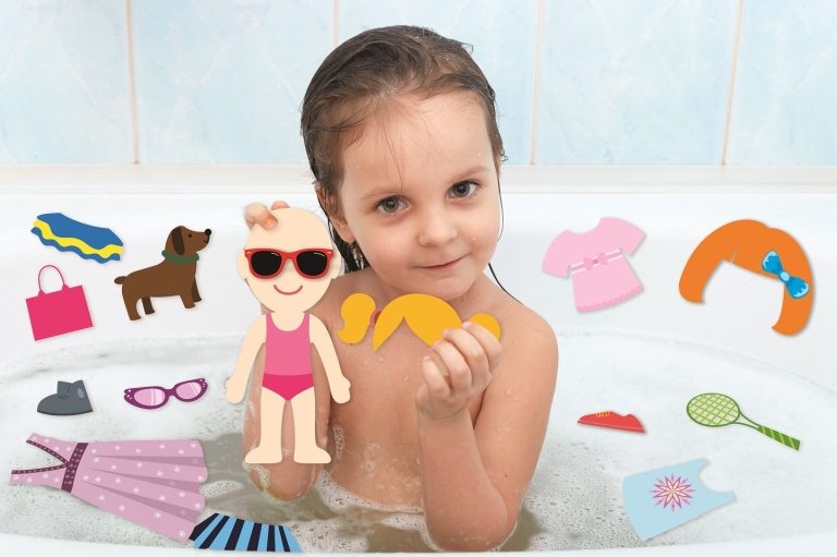 Dressing Up Bath Stickers - 33 Foam Pieces by Buddy & Barney