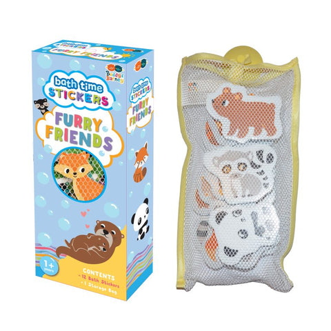 Furry Friends Bath Stickers - Floating Foam Fun by Buddy & Barney
