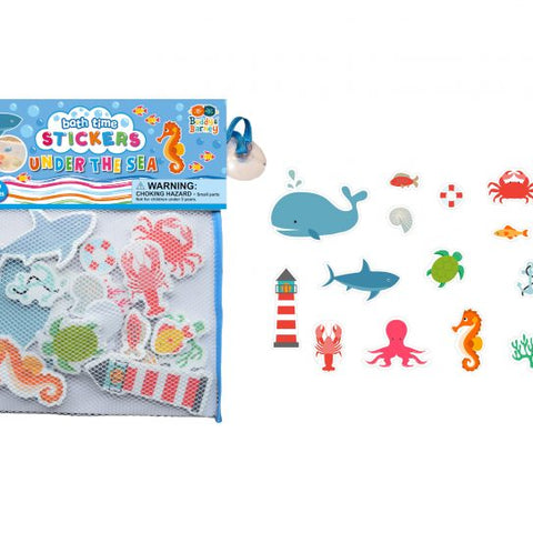Sea Bath Stickers - Pocket Foam Fun by Buddy & Barney