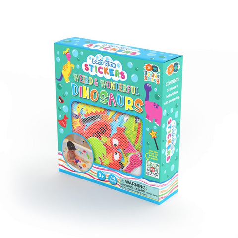 Dinosaur Bath Stickers - Prehistoric Foam Fun by Buddy & Barney