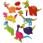 Dinosaur Bath Stickers - Prehistoric Foam Fun by Buddy & Barney