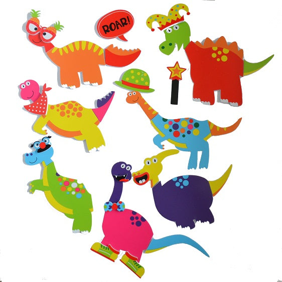 Dinosaur Bath Stickers - Prehistoric Foam Fun by Buddy & Barney