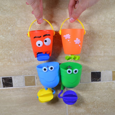 Pour 'n Splash Buckets - Waterfall Bath Play by Buddy & Barney