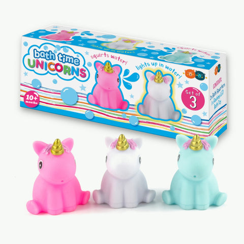 Bath Time Unicorns - 3 Floating Fantasy Friends by Buddy & Barney