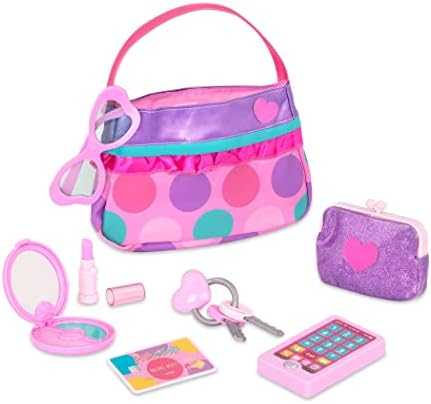 Battat Play Circle Makeup & Beauty Purse Set