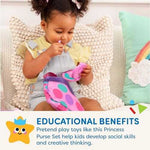 Battat Play Circle Makeup & Beauty Purse Set