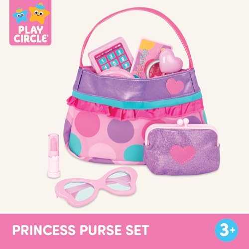Battat Play Circle Makeup & Beauty Purse Set