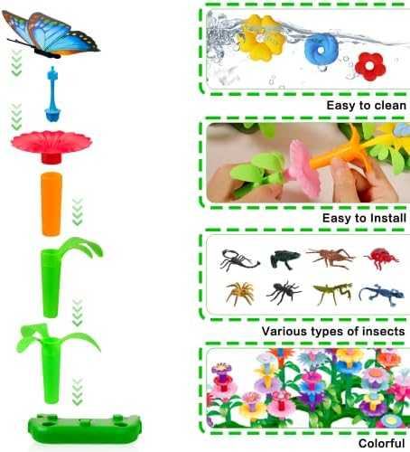 Insect & Flower Garden STEM Building Set (156 pcs)