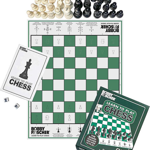 Bobby Fischer® Learn to Play Chess Set Board Game