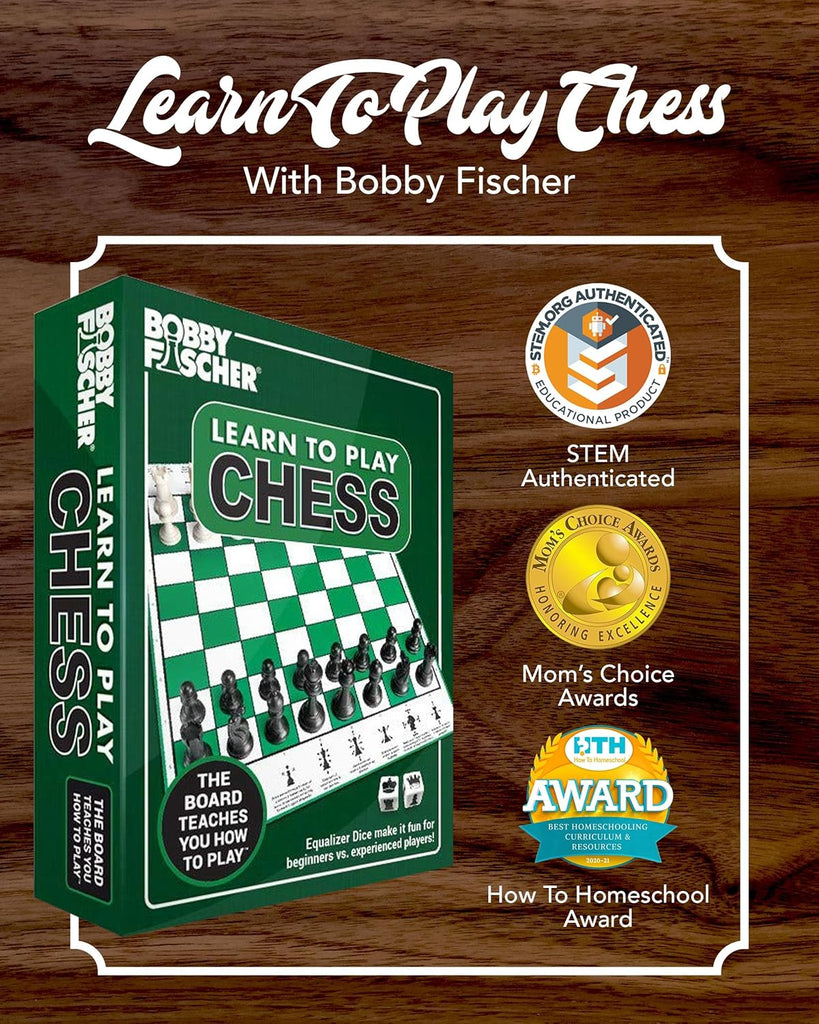 Bobby Fischer® Learn to Play Chess Set Board Game