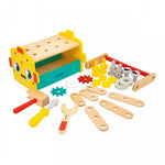 Janod Brico'Kids Robot Tool Box - 30-Piece Wooden DIY Kit