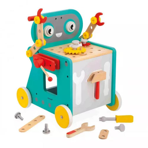 Janod Brico'Kids DIY Robot - 38-Piece Build-and-Play Set