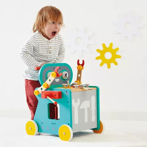 Janod Brico'Kids DIY Robot - 38-Piece Build-and-Play Set