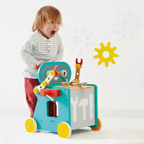 Janod Brico'Kids DIY Robot - 38-Piece Build-and-Play Set
