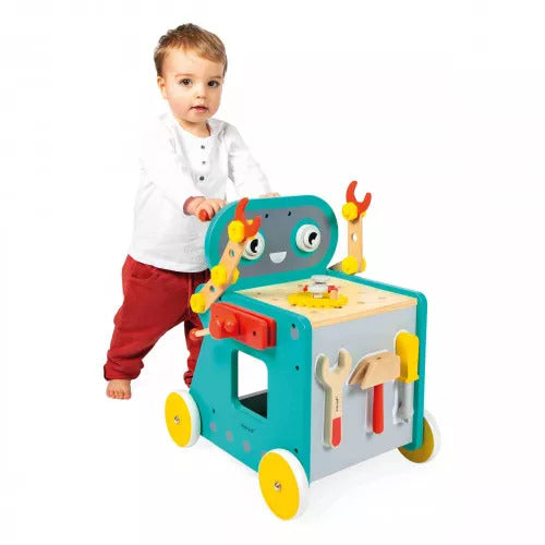 Janod Brico'Kids DIY Robot - 38-Piece Build-and-Play Set