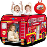 Britik Fire Truck Pop-Up Play Tent