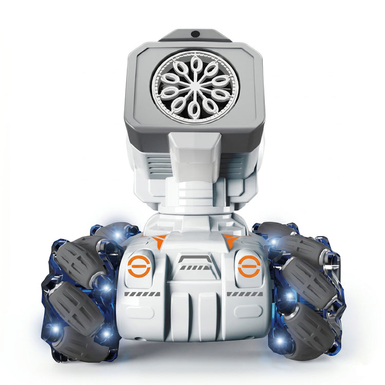 Bubble Zoom 360 - RC Bubble Cannon With LED-Lit Wheels