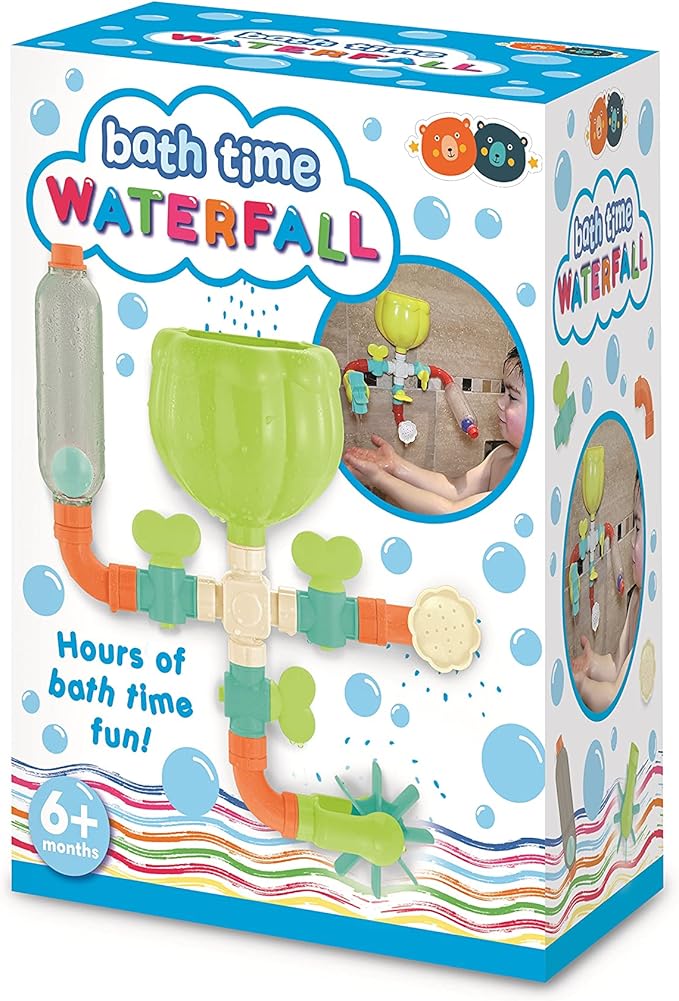 BUDDY & BARNEY Bath Time Waterfall Toddler Toy Set