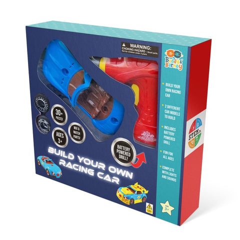 Build Your Own Racing Car - Drill-Powered Build by Buddy & Barney