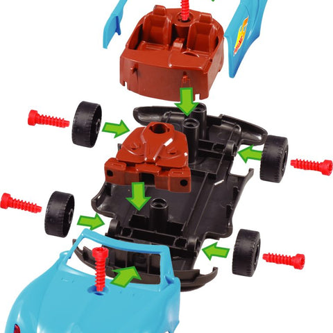Build Your Own Racing Car - Drill-Powered Build by Buddy & Barney