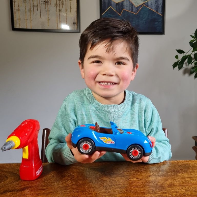 Build Your Own Racing Car - Drill-Powered Build by Buddy & Barney