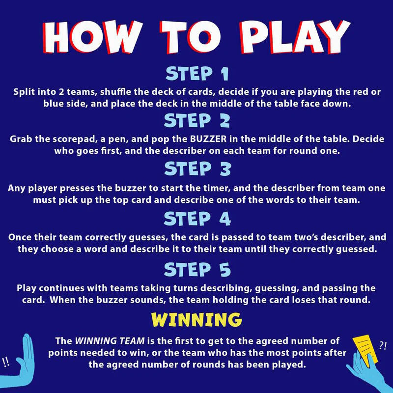 Buzzed Out - Quick-Thinking Word Game with Random Buzzer
