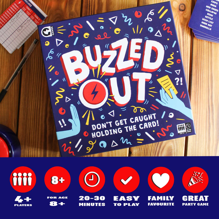 Buzzed Out - Quick-Thinking Word Game with Random Buzzer