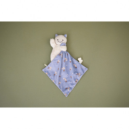 Kaloo Lilac Cat Doudou Blanket - 7-Inch Micro-Velvet Softness