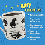Cattitude Mug - Decode Your Cat's Mood over Morning Coffee