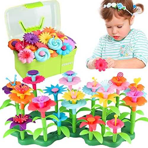 CENOVE Flower Garden STEM Building Set with Storage Box