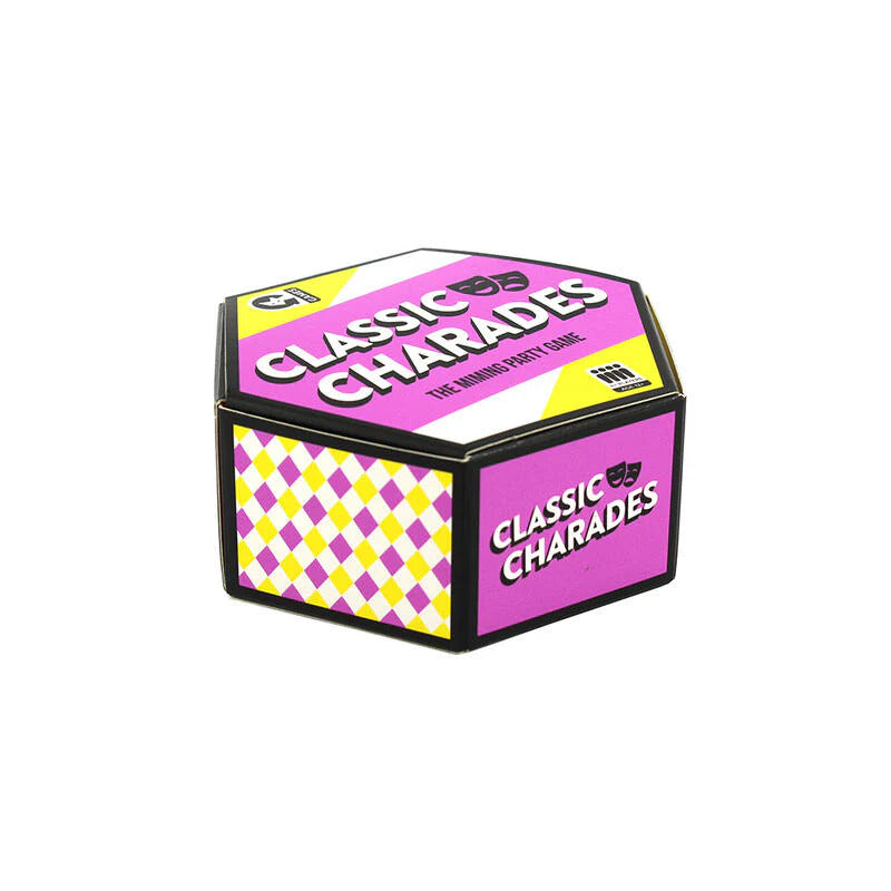 Classic Charades - Travel-Size Miming Party Game with 78 Cards