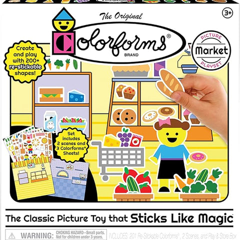 Colorforms Picture Play Set for 3+Years - Market