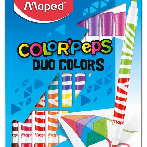 Color'Peps DUO Markers x10 - 20 Colors in Half the Space