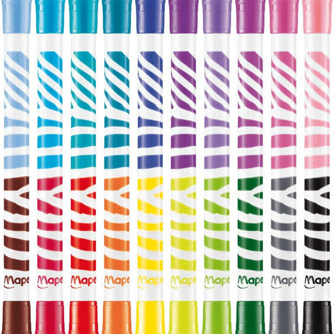 Color'Peps DUO Markers x10 - 20 Colors in Half the Space
