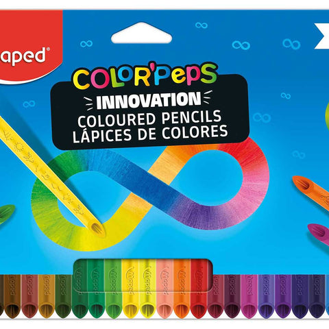 Color'Peps Infinity Pencils x24 - No Sharpening Ever Needed