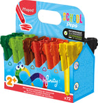 Maped ColorPeps Jumbo Infinity School Pack - 72 Pencils