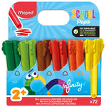 Maped ColorPeps Jumbo Infinity School Pack - 72 Pencils