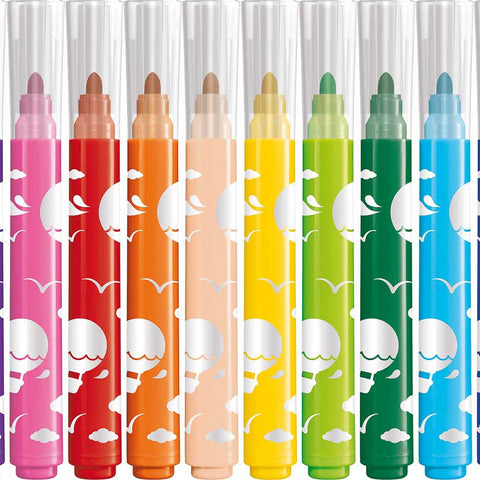 Maped ColorPeps Safety Tip Markers - 12 Washable Colors