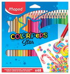 Color'Peps Triangular Pencils x48 - Teacher-Approved Grip