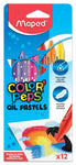 Color'Peps Oil Pastels x12 - Soft Blendable Triangular Grip