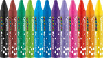 Color'Peps Oil Pastels x12 - Soft Blendable Triangular Grip