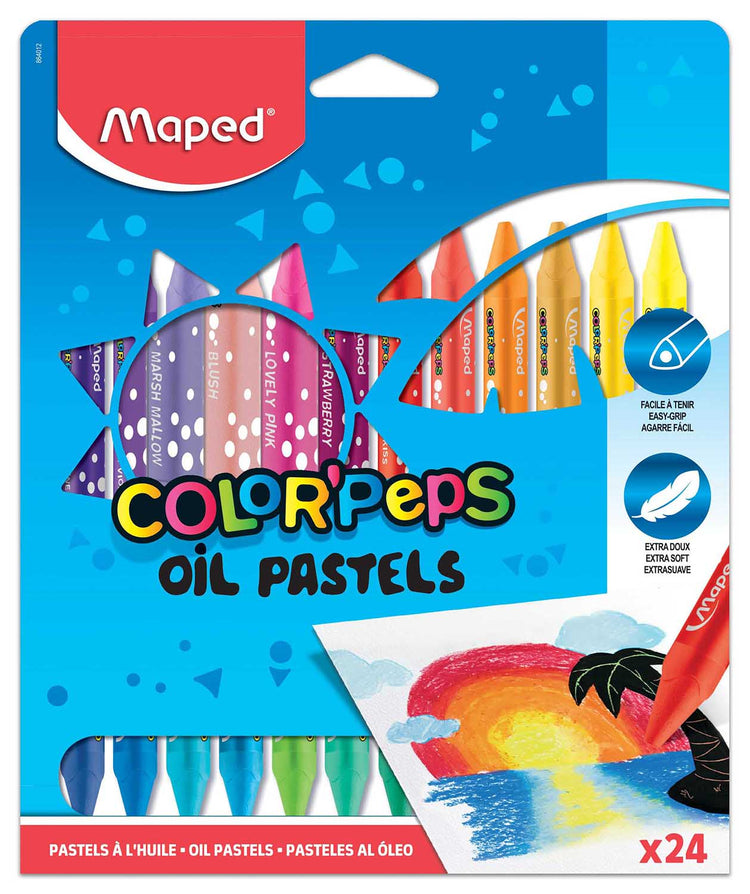 Color'Peps Oil Pastels x24 - Vibrant Colors That Leap Off Page