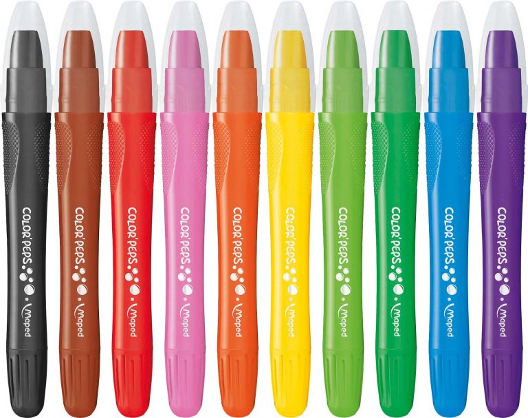 Color'Peps Gel Crayons x10 - Retractable Watercolor Creativity