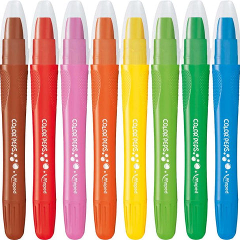 Color'Peps Gel Crayons x10 - Retractable Watercolor Creativity