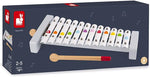 Janod Confetti Metal Xylophone - 12 Notes & 2 Wooden Sticks