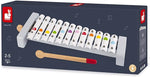 Janod Confetti Metal Xylophone - 12 Notes & 2 Wooden Sticks