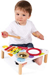 Janod Confetti Music Table - 3 Instruments for First Songs