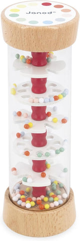 Janod Confetti Rainstick - FSC Wooden Sensory Sound Toy